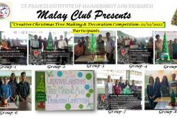 Malay Club  “Creative Christmas Tree Making and Decoration Competition”